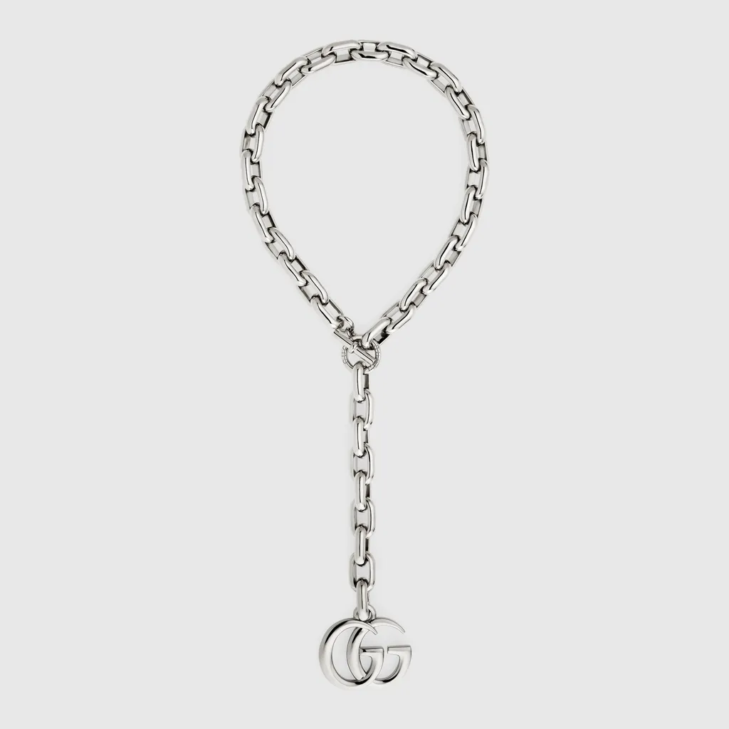 Gg Marmont Pendant Chain Necklace