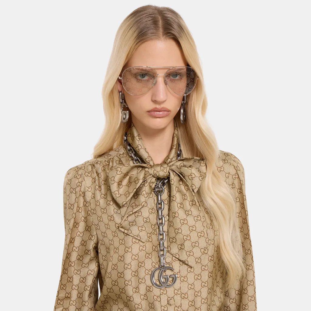 Gg Marmont Pendant Chain Necklace