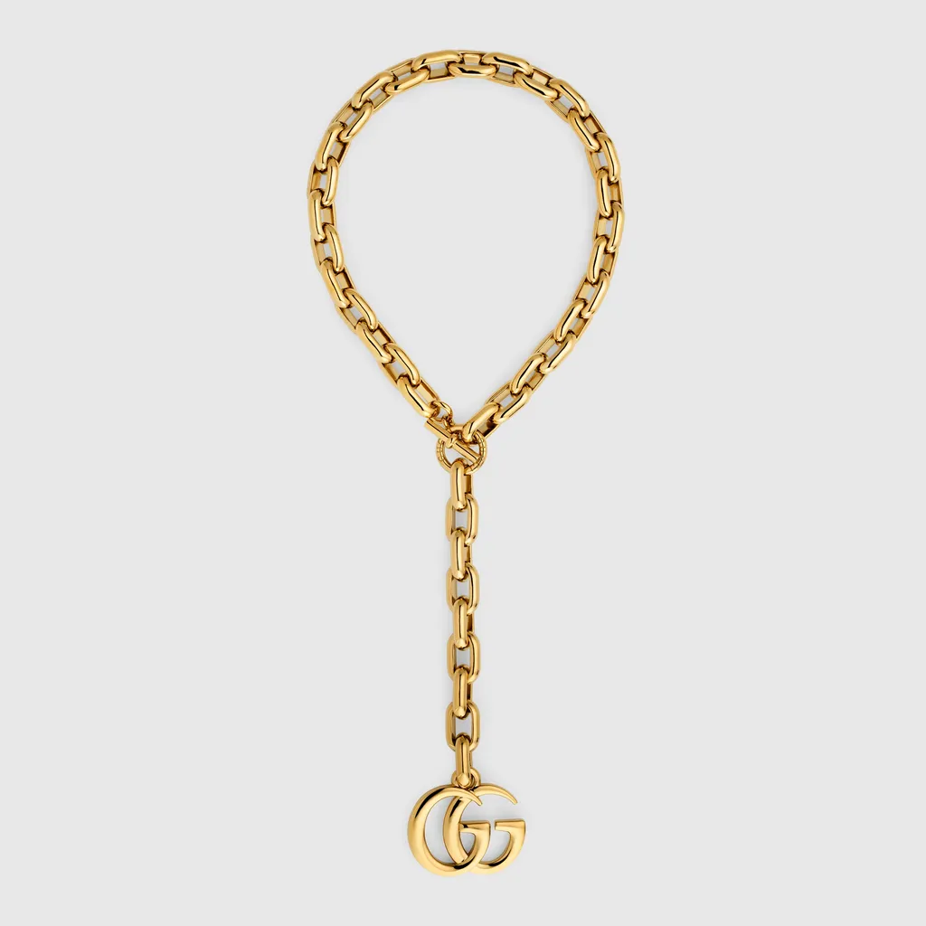 Gg Marmont Pendant Chain Necklace