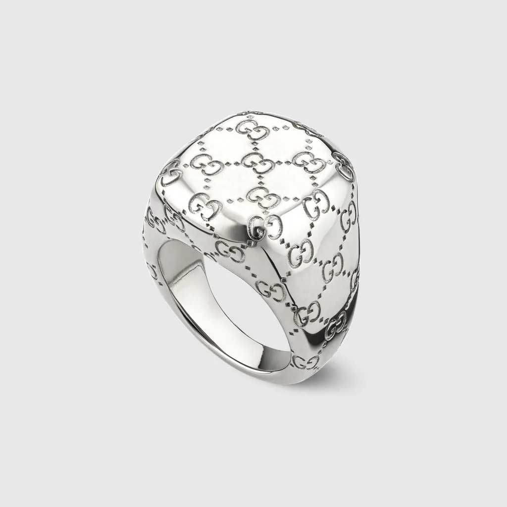 Gg Motif Signet Ring