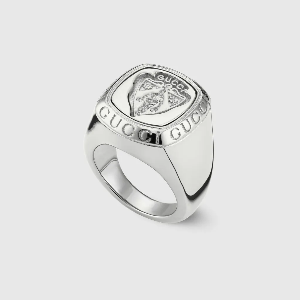 Gucci Crest Signet Ring