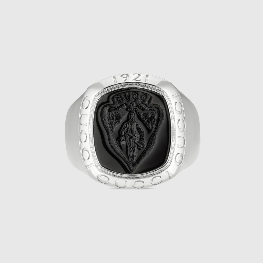 Gucci Crest Signet Ring