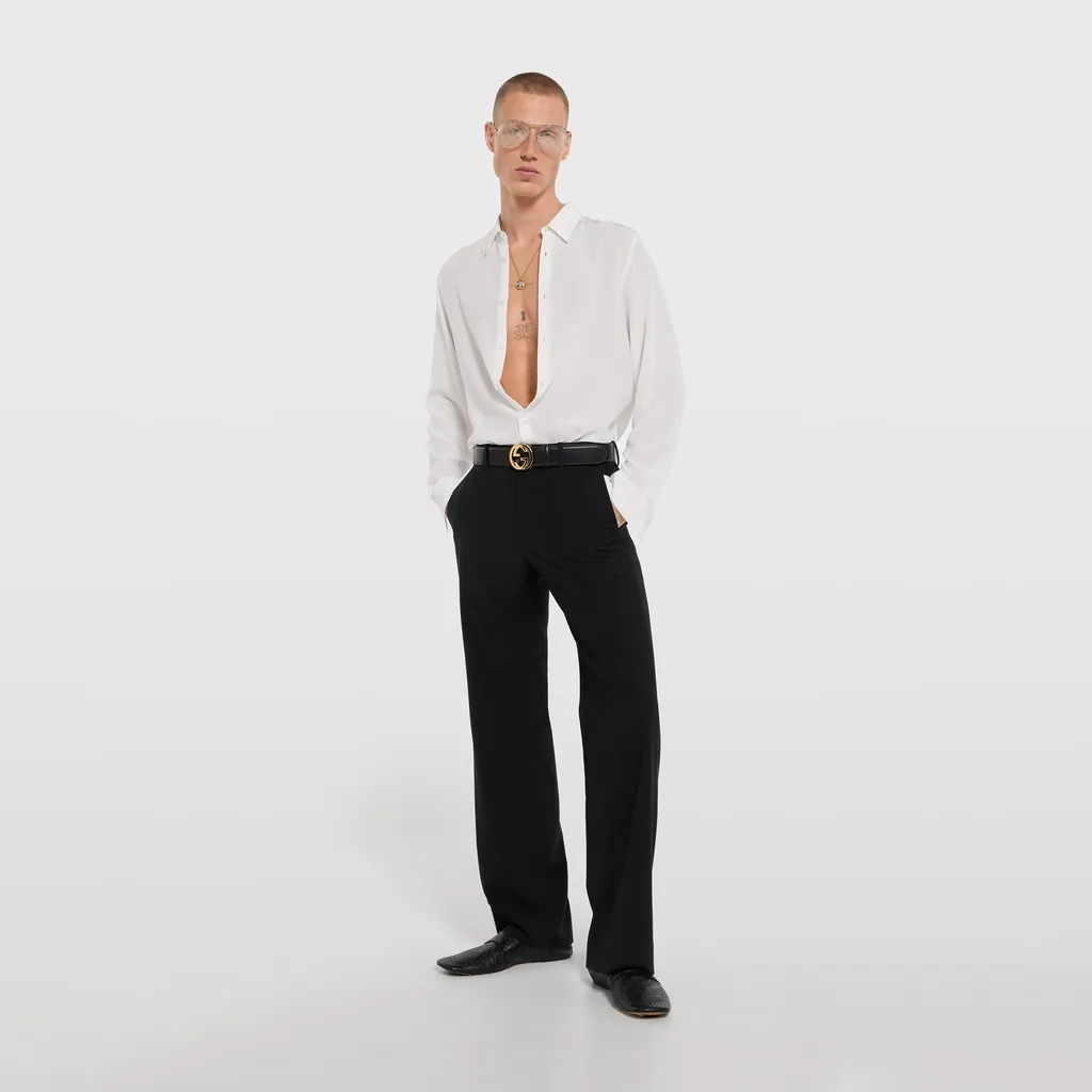Belt With Interlocking G Buckle