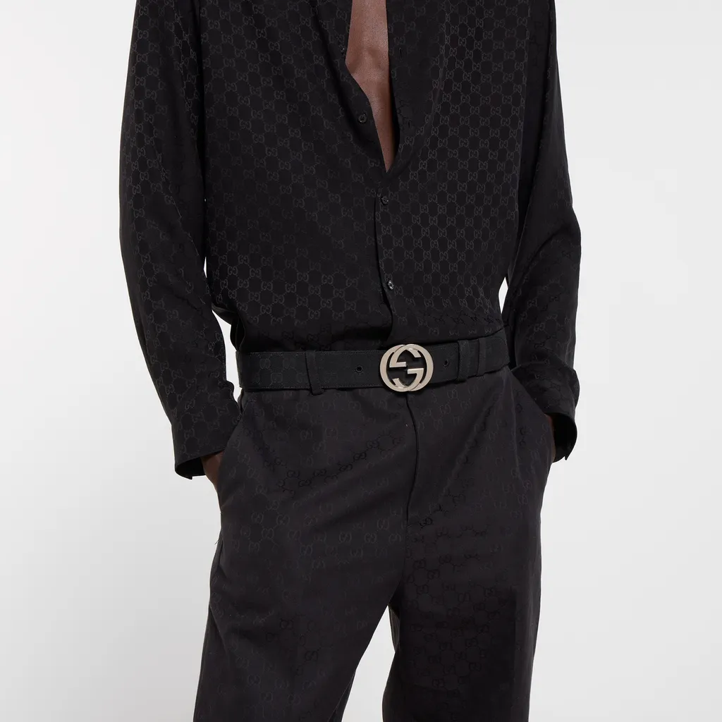 Belt With Interlocking G Buckle