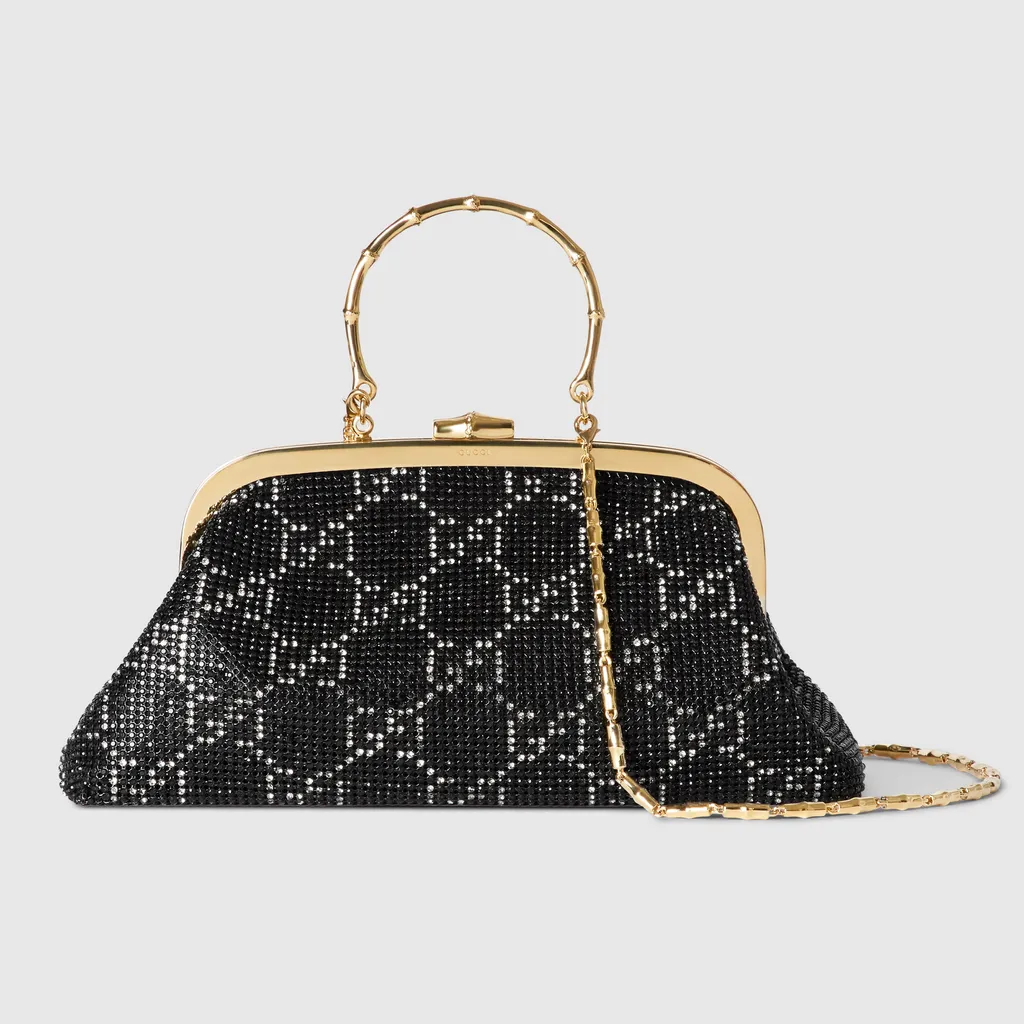 Crystal Medium Evening Top Handle Bag