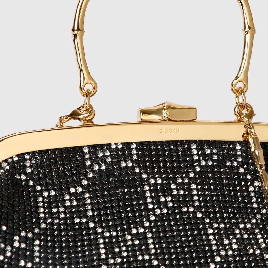 Crystal Medium Evening Top Handle Bag