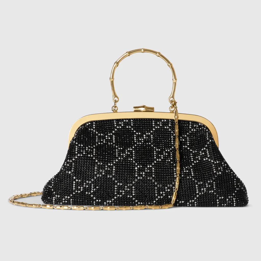 Crystal Medium Evening Top Handle Bag