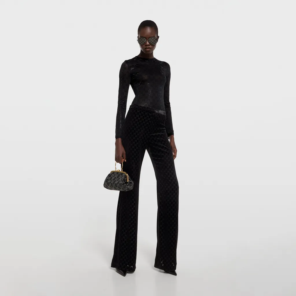 Crystal Medium Evening Top Handle Bag