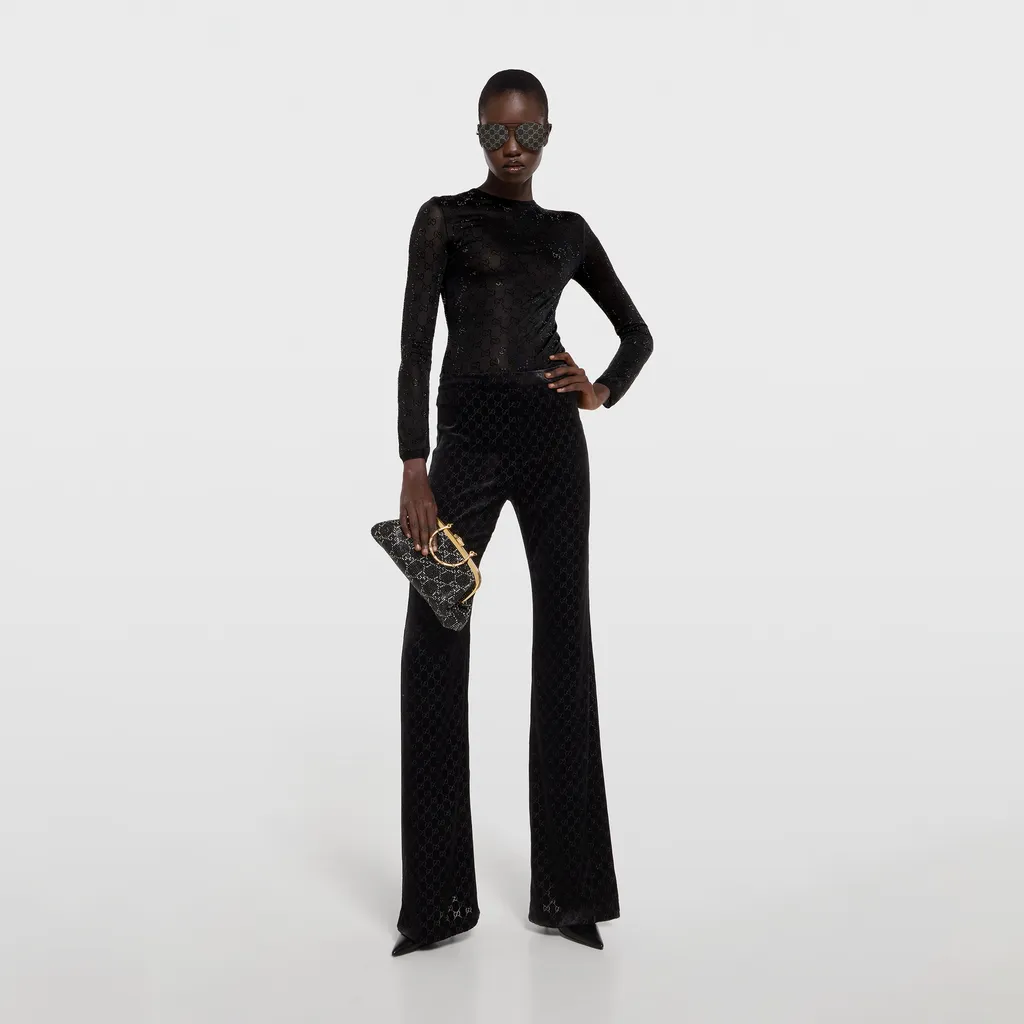 Crystal Medium Evening Top Handle Bag