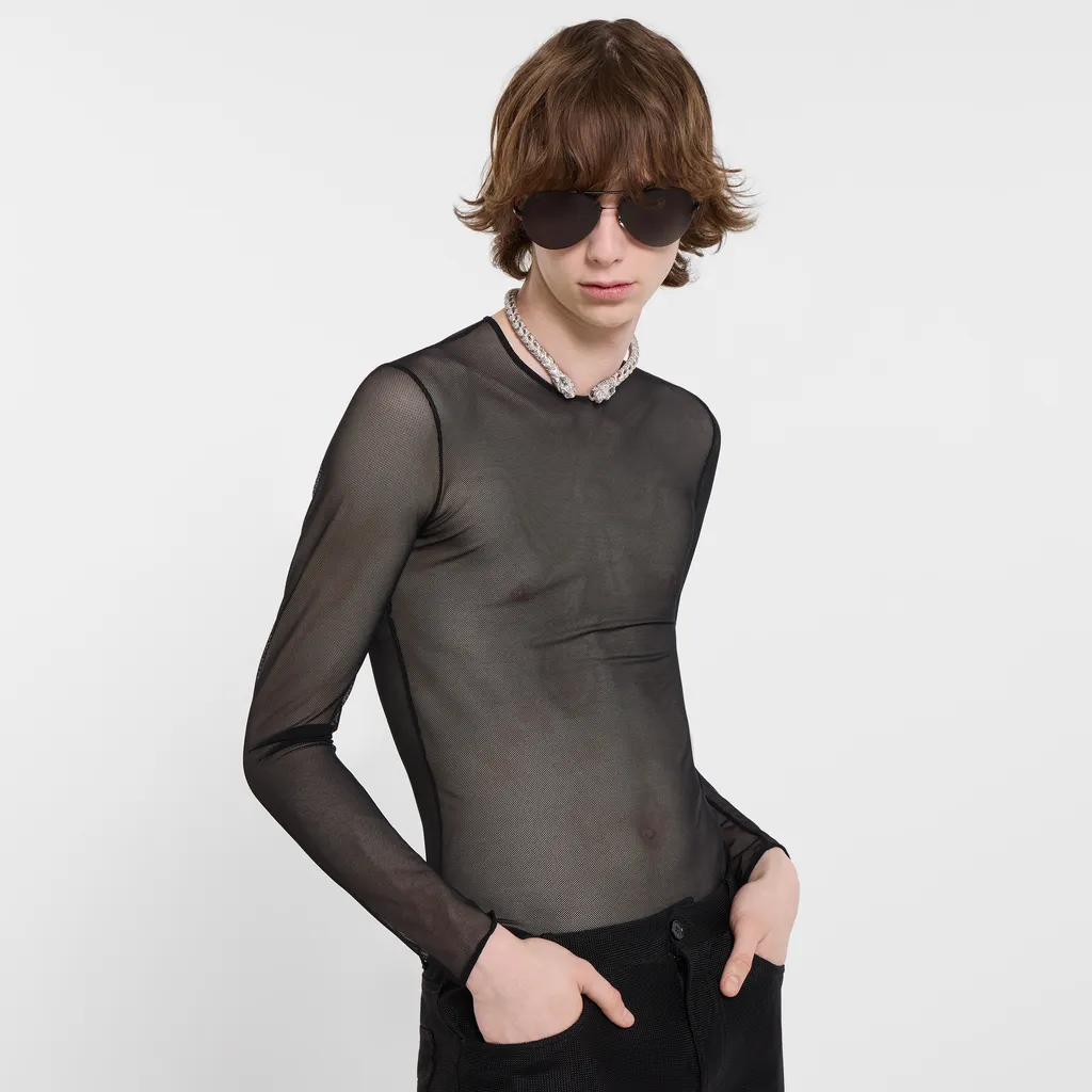Mesh Jersey T-Shirt