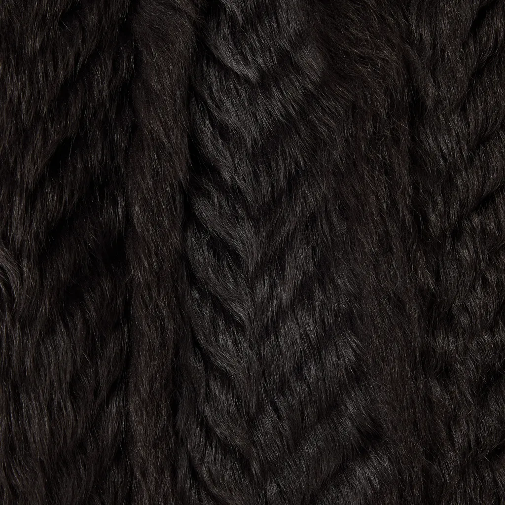 Soft Long Shearling Coat