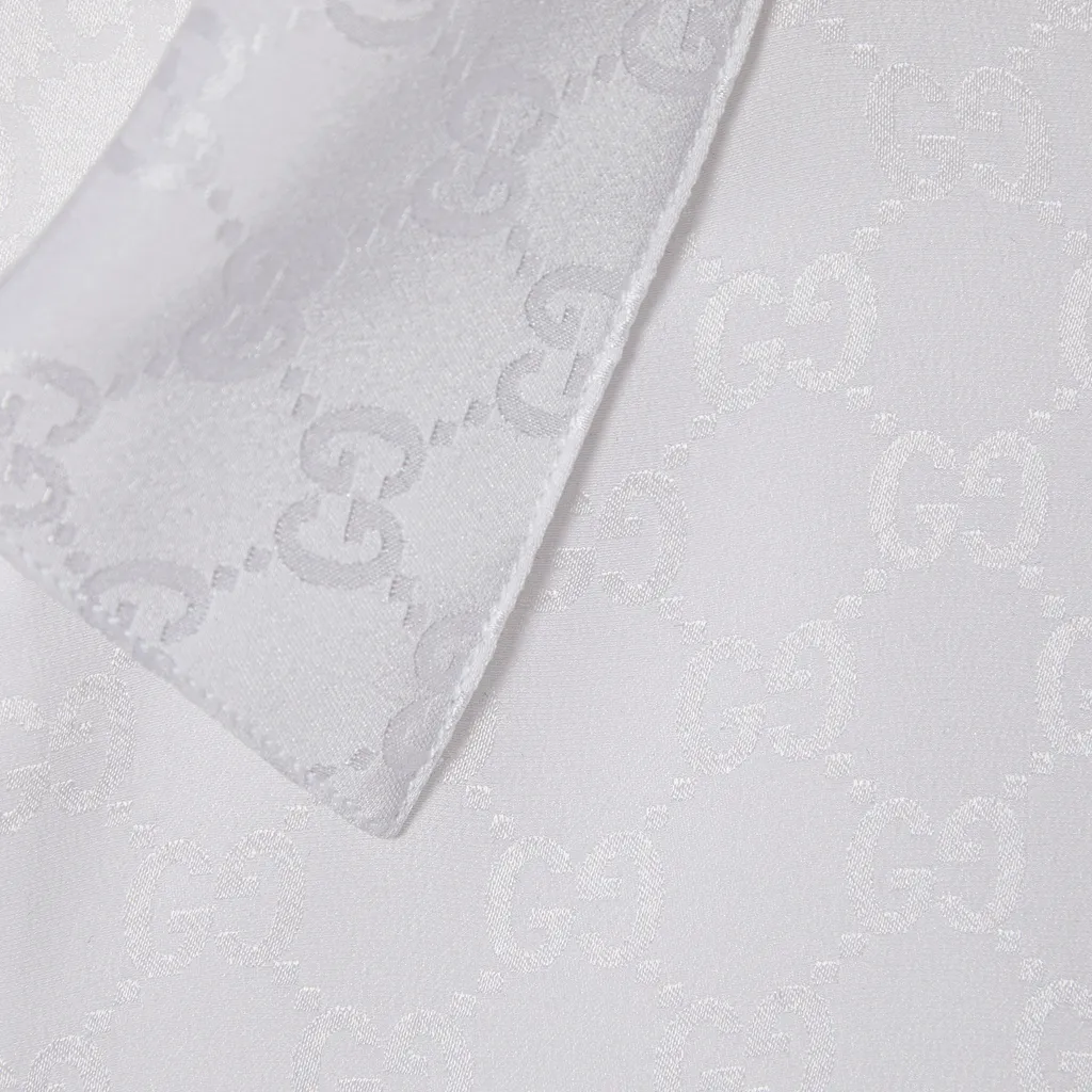 Gg Silk Jacquard Shirt