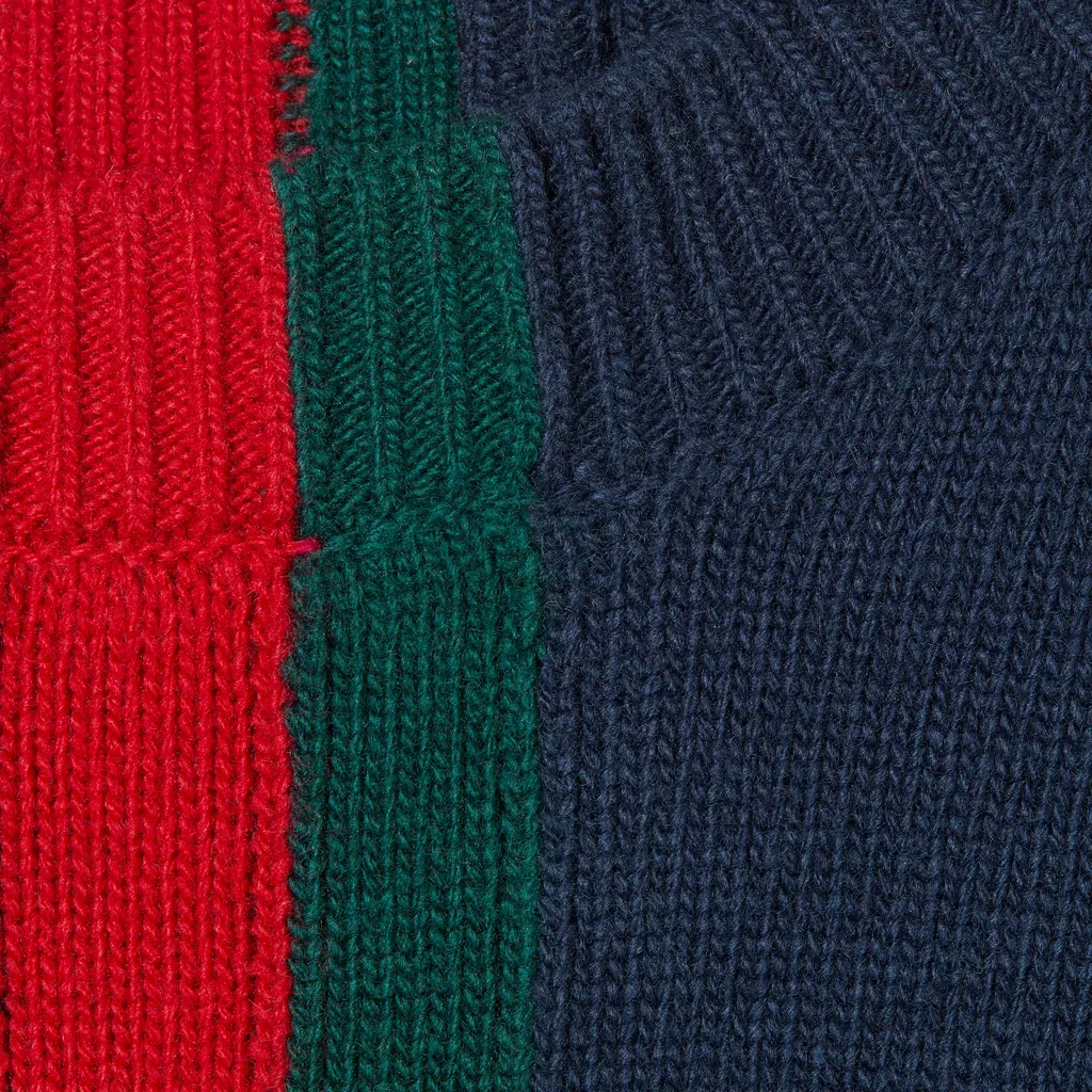 Fine Knit Wool Sweater With Web