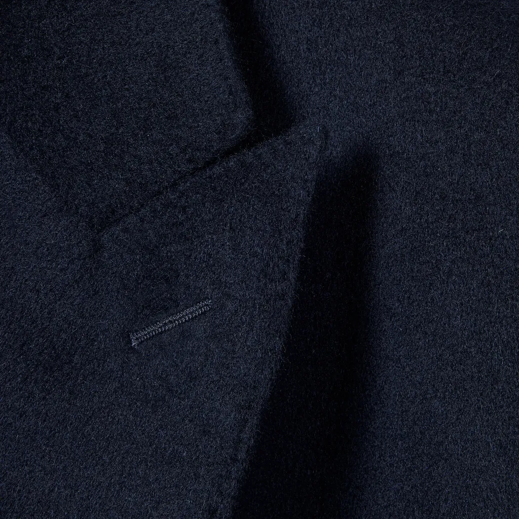 Double-Breasted Light Cashmere Coat