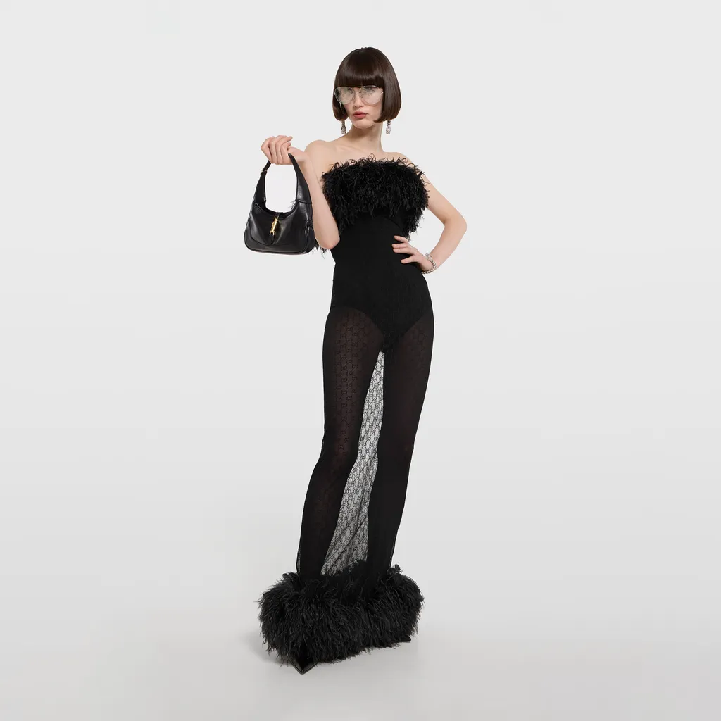 Gg Lace Long Dress