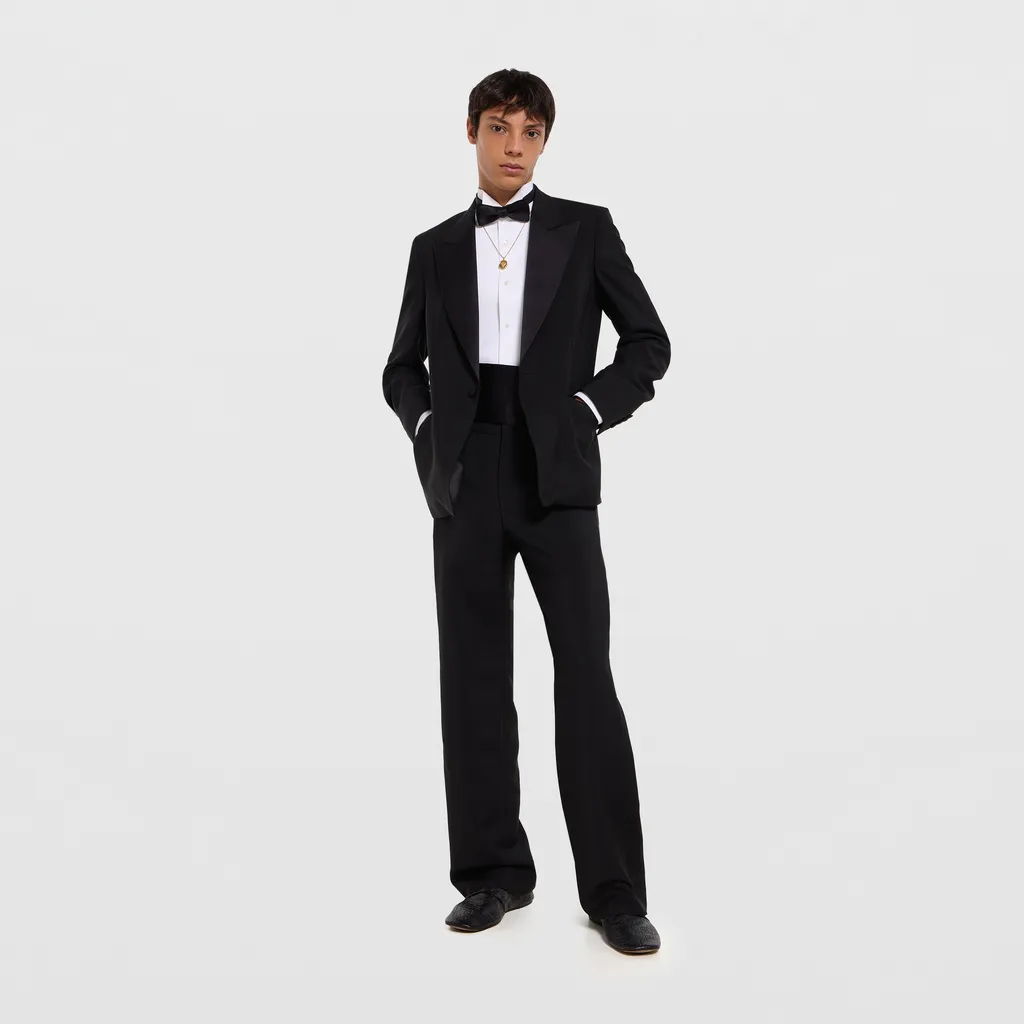 Light Wool Mohair Canvas Suit