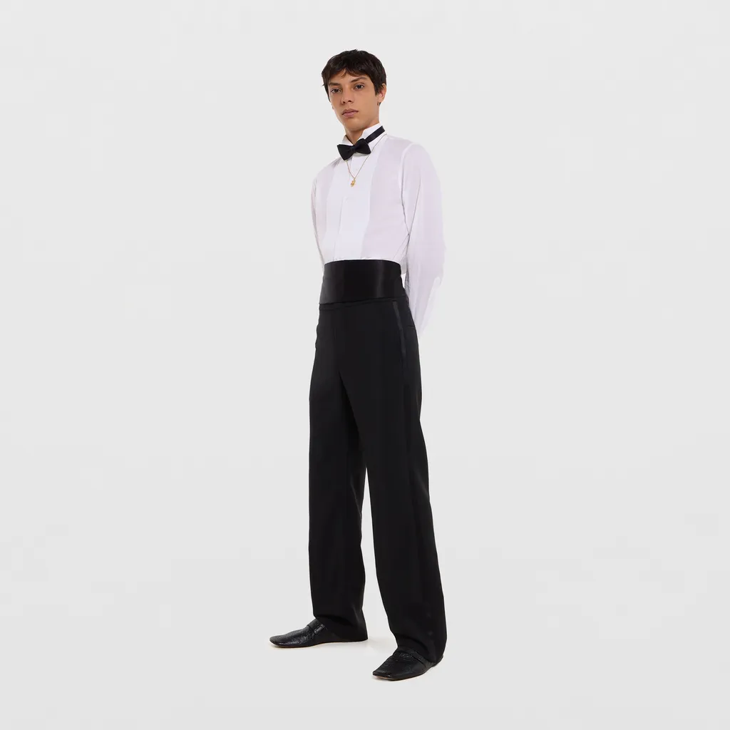 Light Wool Mohair Canvas Suit
