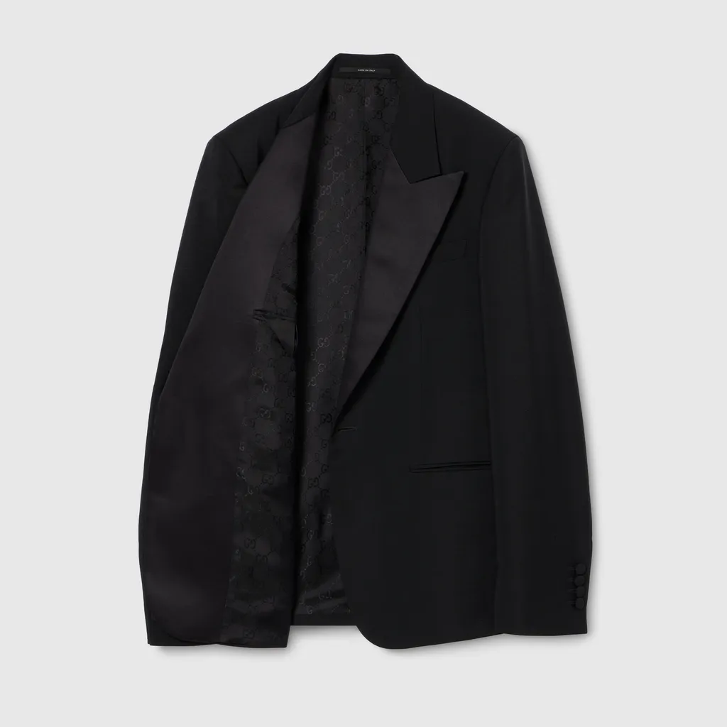 Light Wool Mohair Canvas Suit