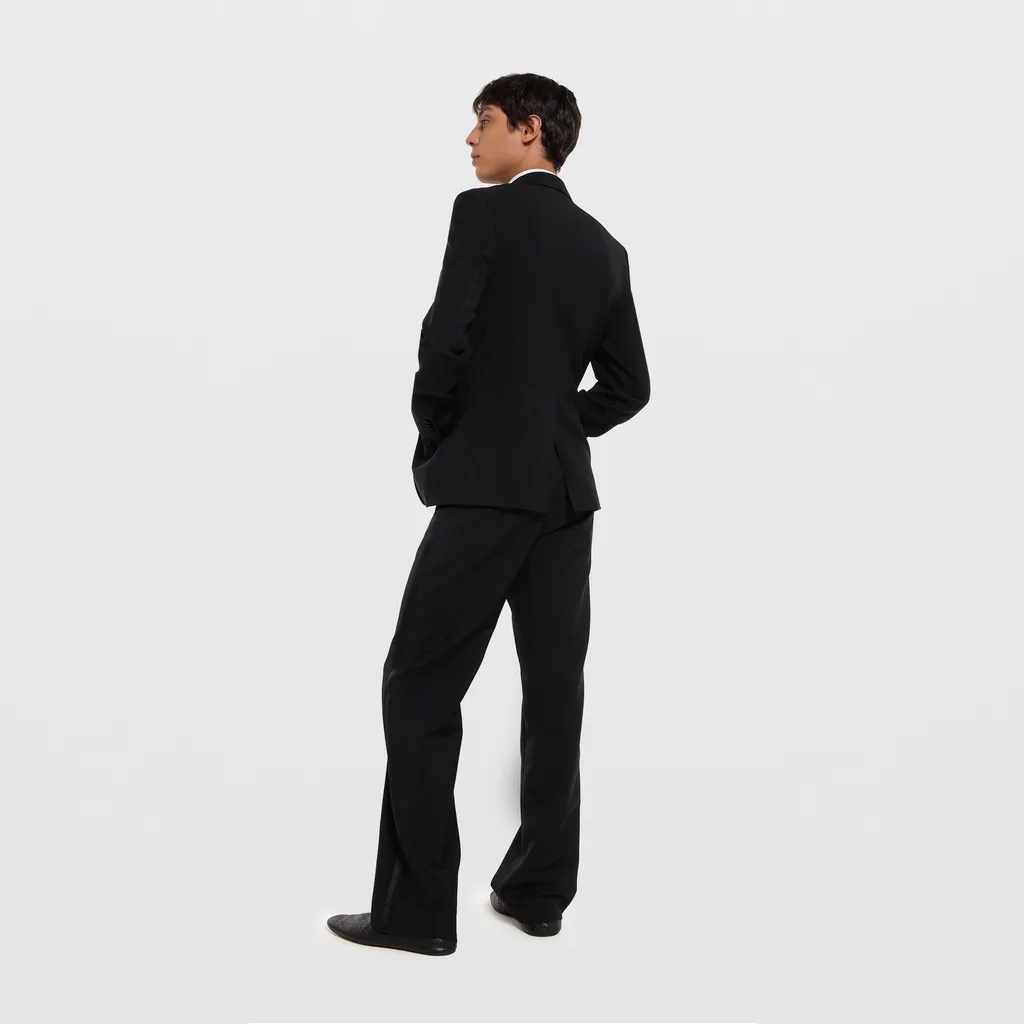 Light Wool Mohair Canvas Suit