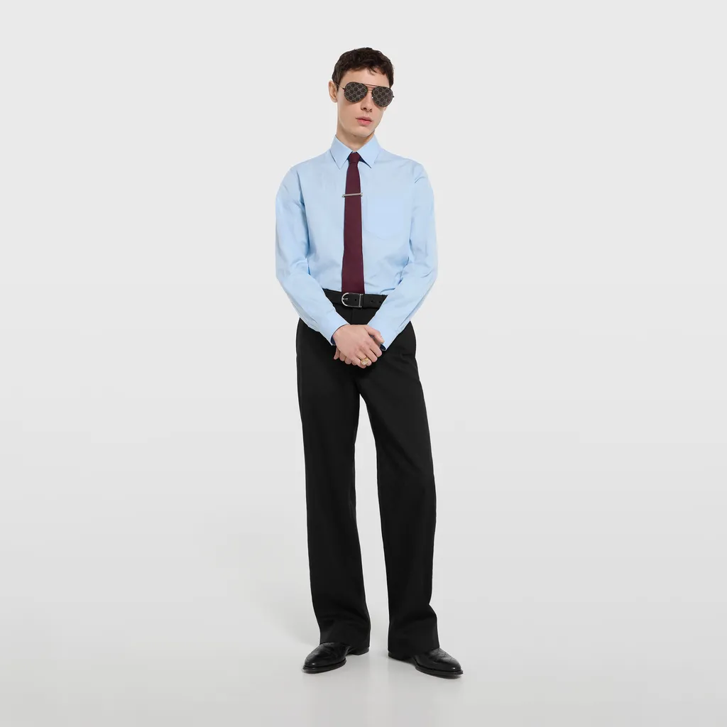 Gg Cotton Poplin Shirt