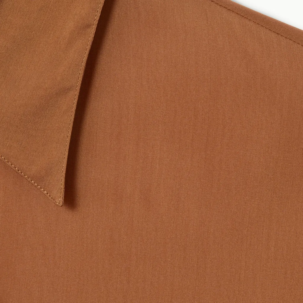 Silk Stretch Chiffon Shirt