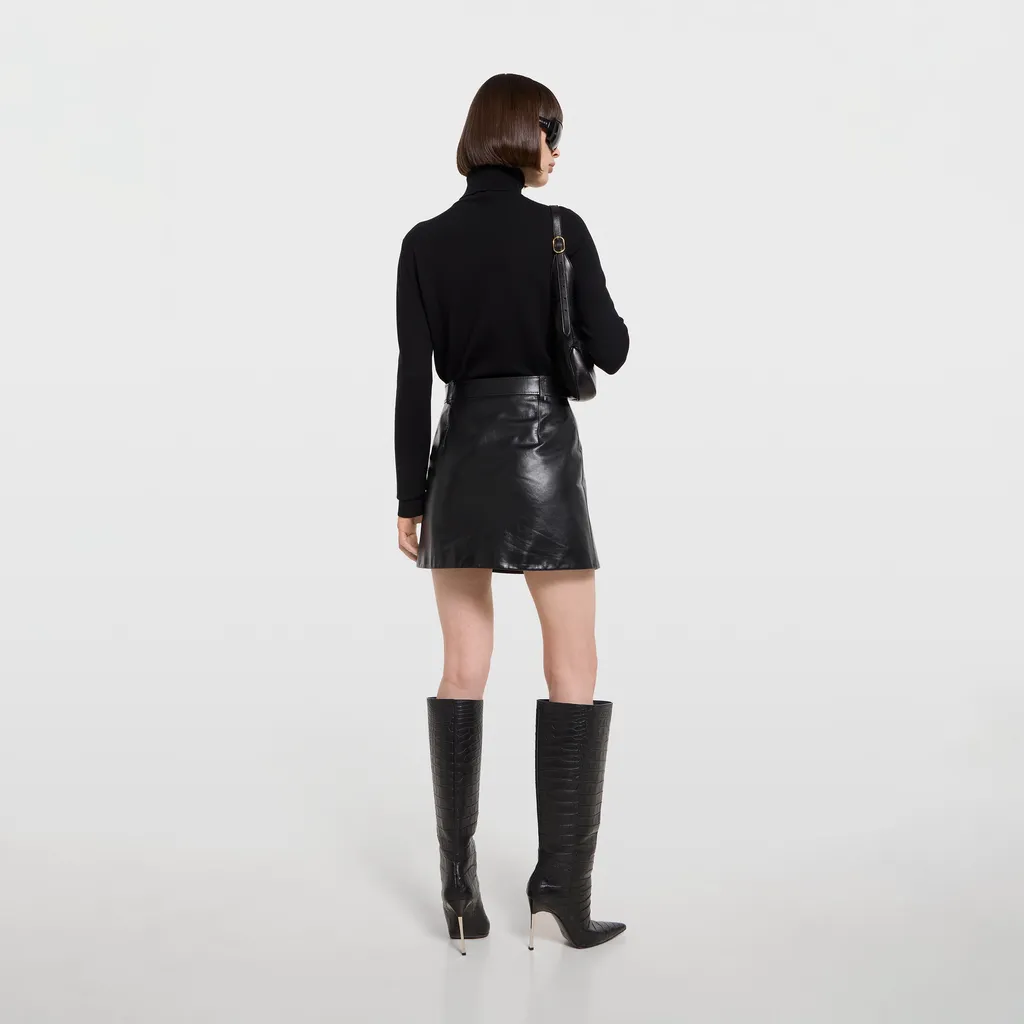 Leather Mini Skirt
