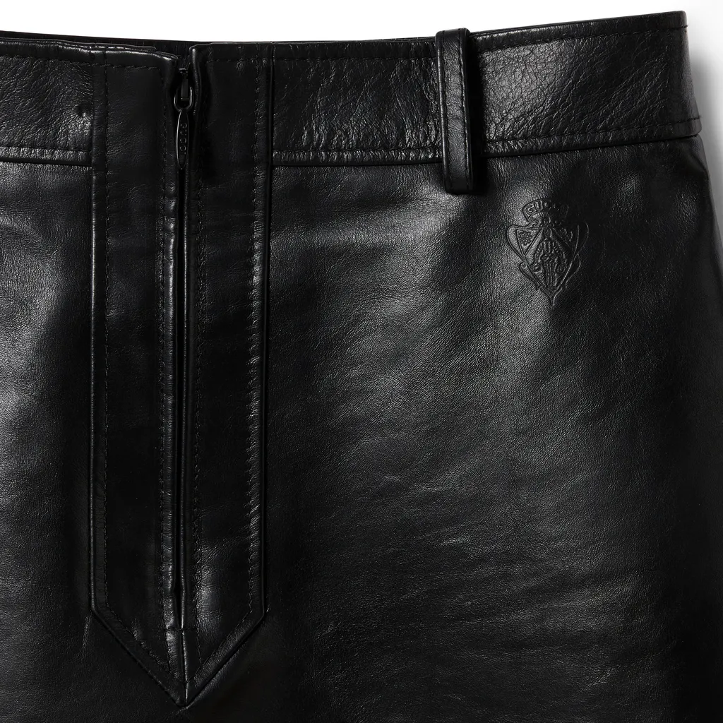 Leather Mini Skirt
