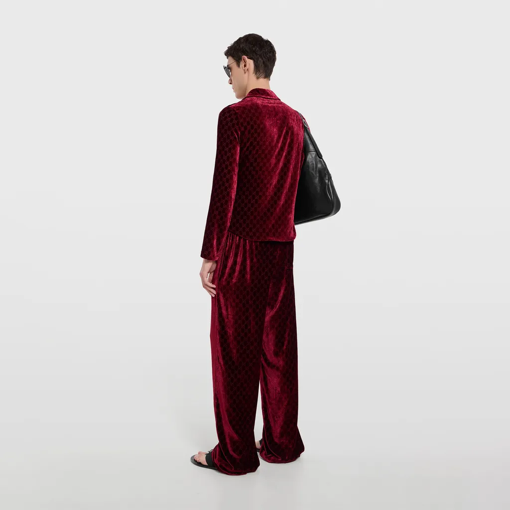 Stretch Gg Velvet Devoré Shirt