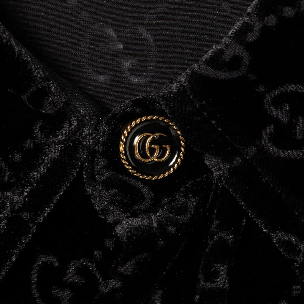 Stretch Gg Velvet Devoré Shirt