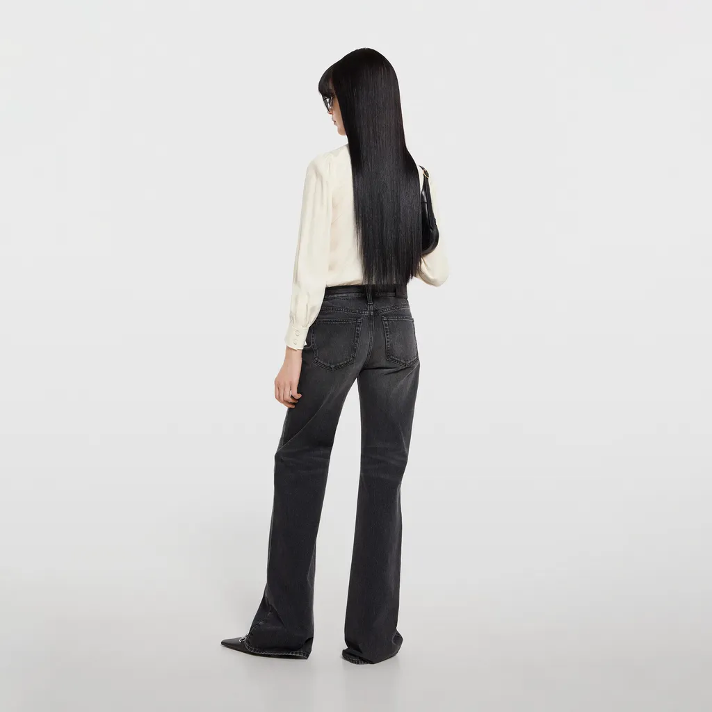 Silk CrÊPe Satin Interlocking G Shirt