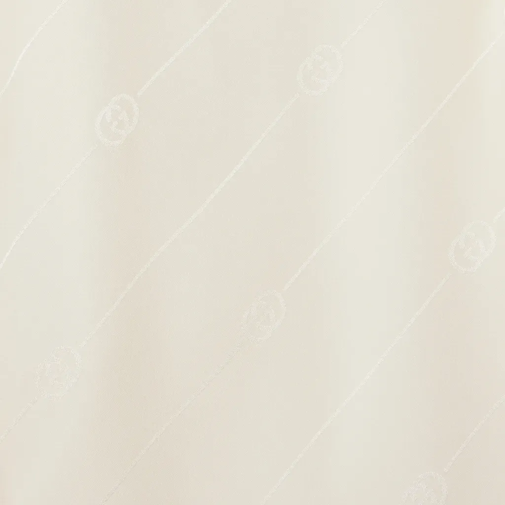 Silk CrÊPe Satin Interlocking G Shirt