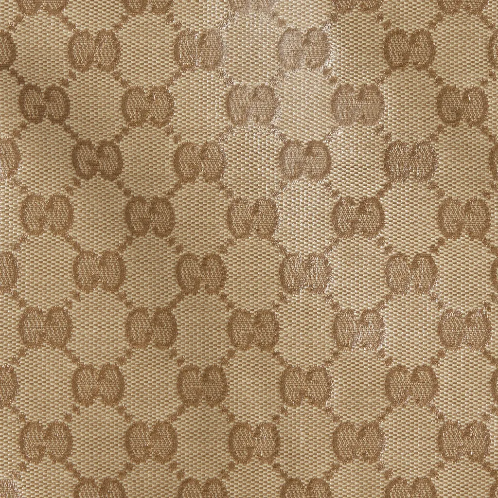 Coated Gg Cotton Canvas Fabric Coat