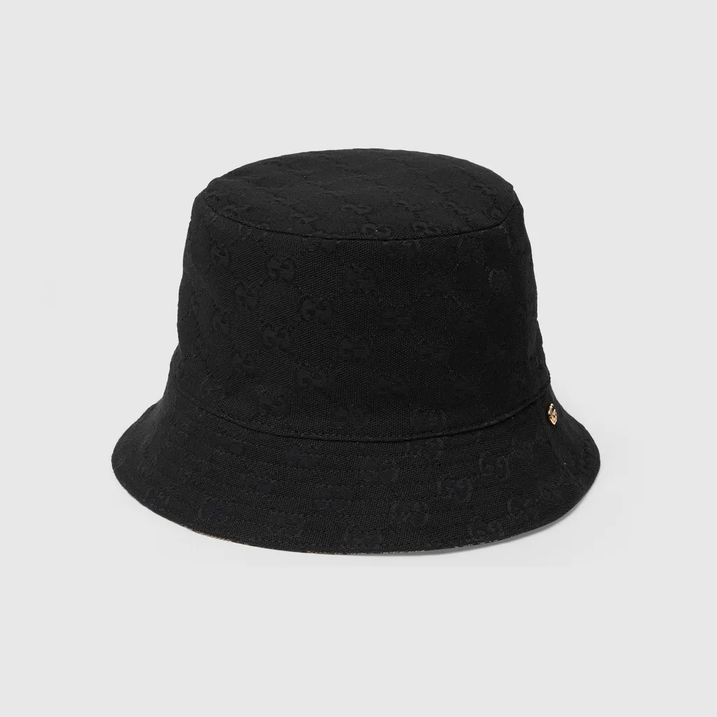 Reversible Gg Canvas Bucket Hat