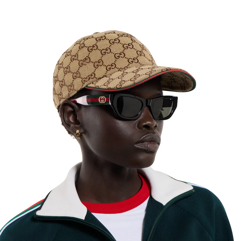 Gg Canvas Baseball Cap