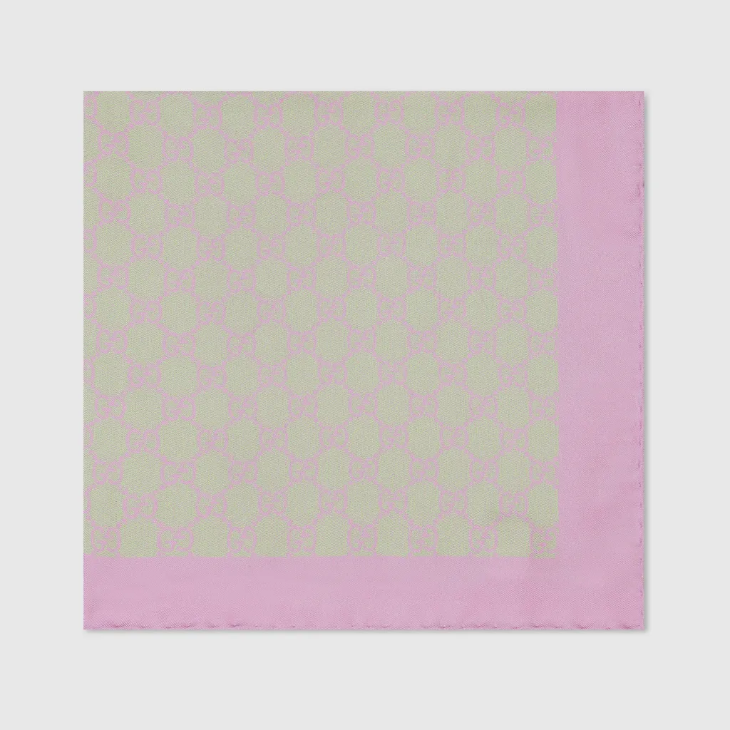 Gg Silk Twill Bandana
