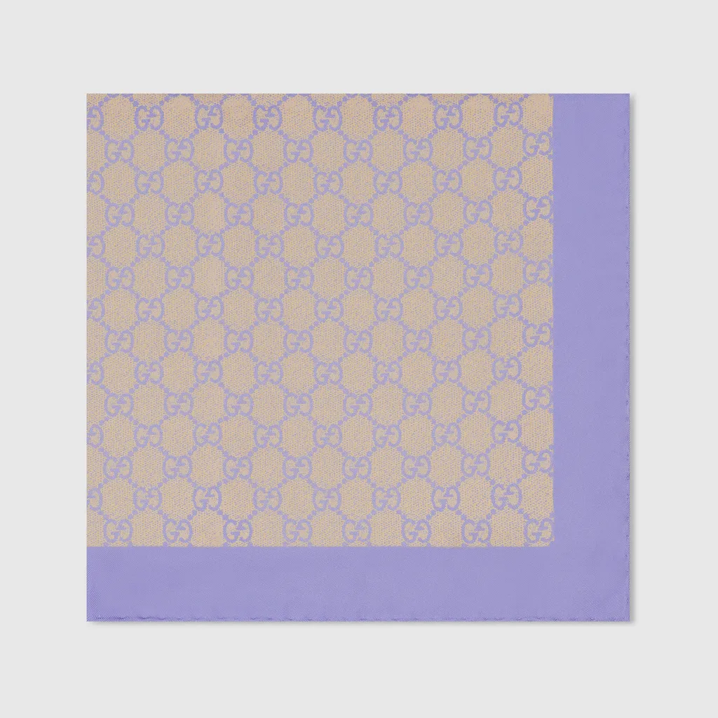 Gg Silk Twill Bandana