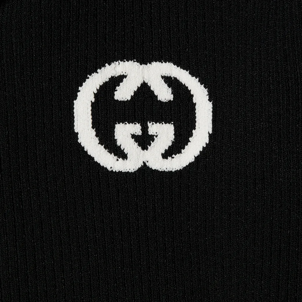 Ribbed Zip Jacket With Intarsia