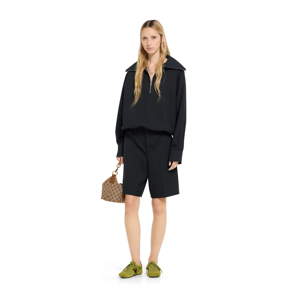Wool Jumper With Gucci Detail