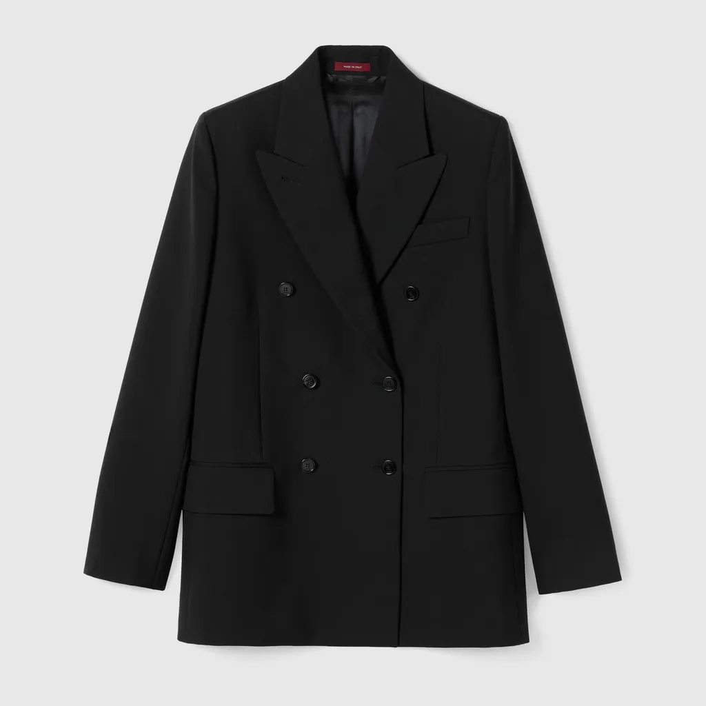 Double-Breasted Wool Jacket