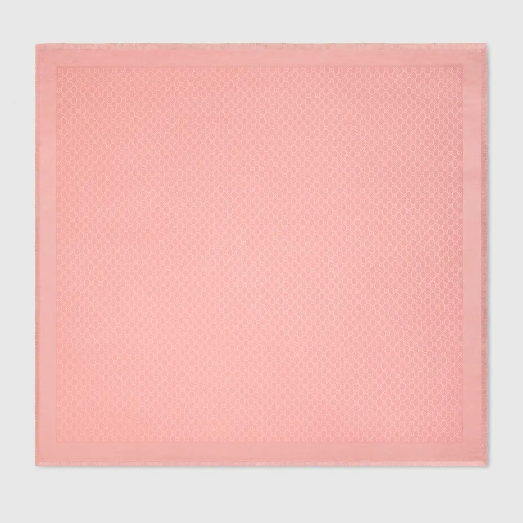 Gg Silk Wool Shawl