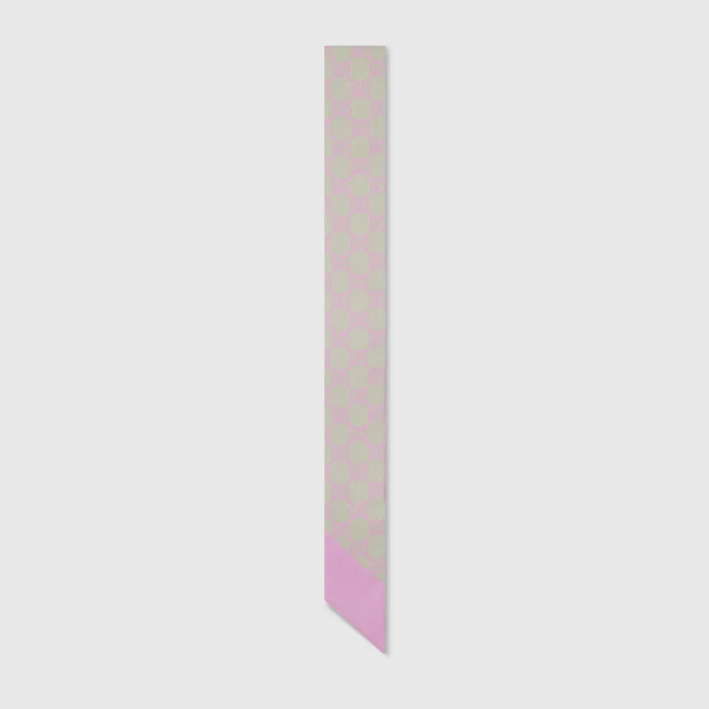 Gg Silk Twill Ribbon