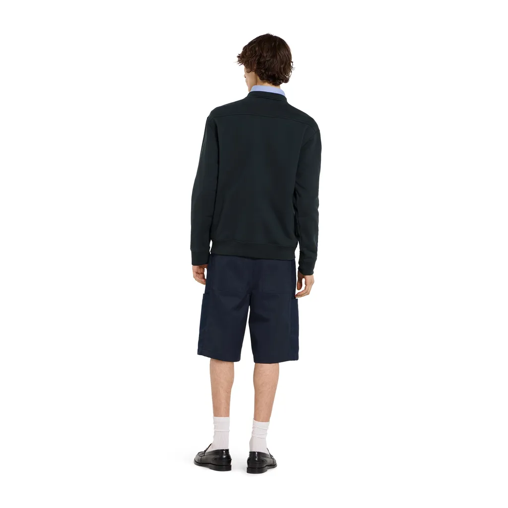 Cotton Jersey Sweatshirt With Embroidery