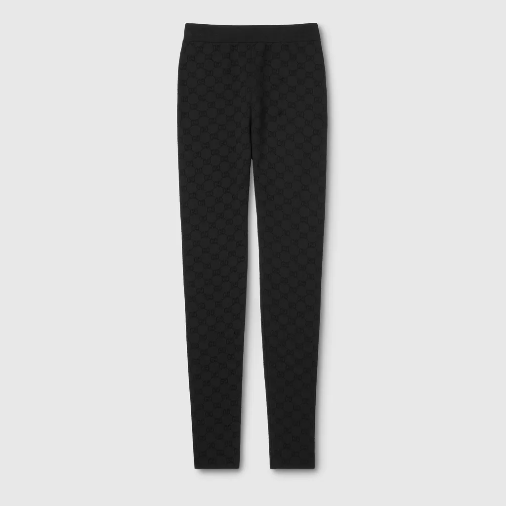 Elastic Gg Jacquard Leggings