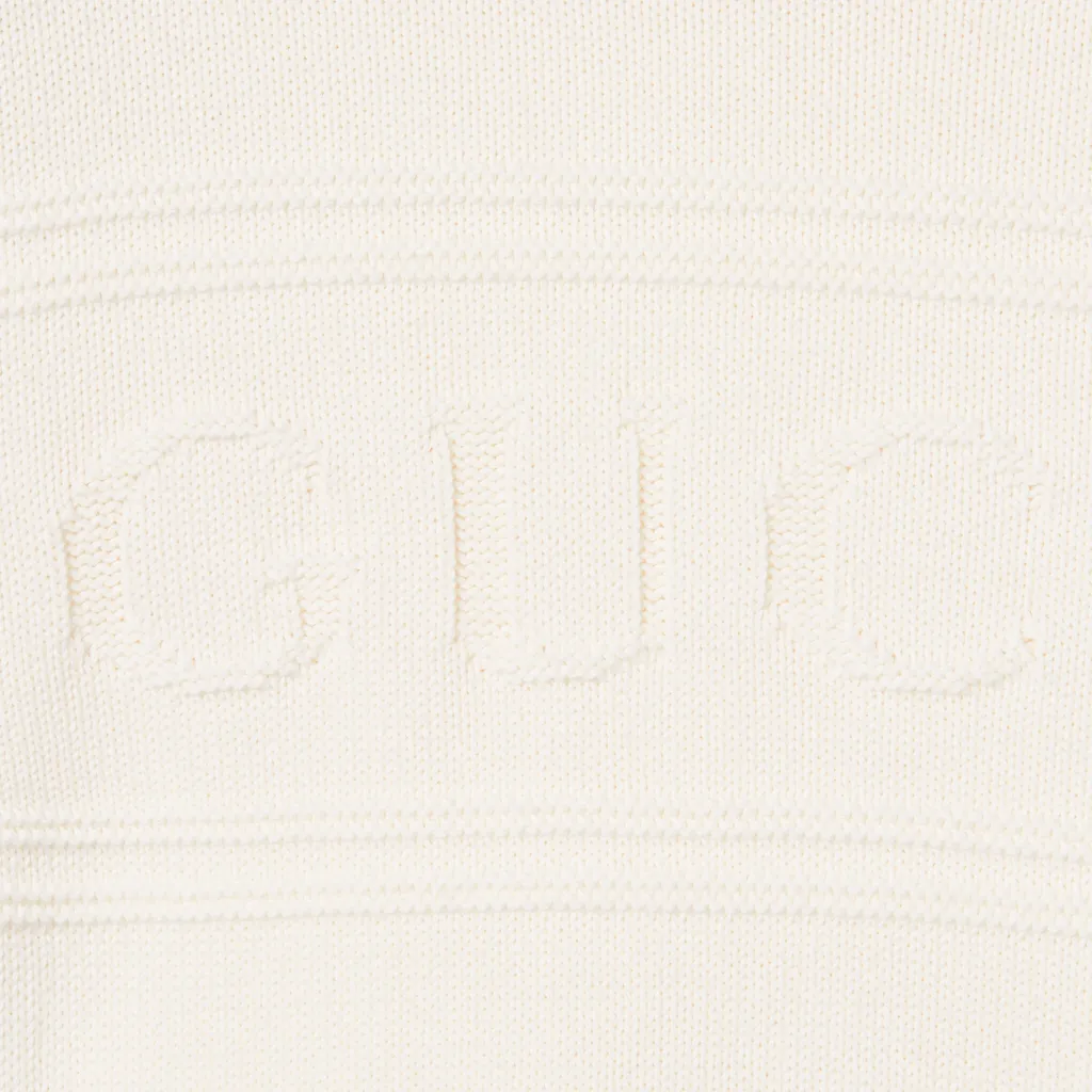 Knit Cotton Wool Jumper With Intarsia