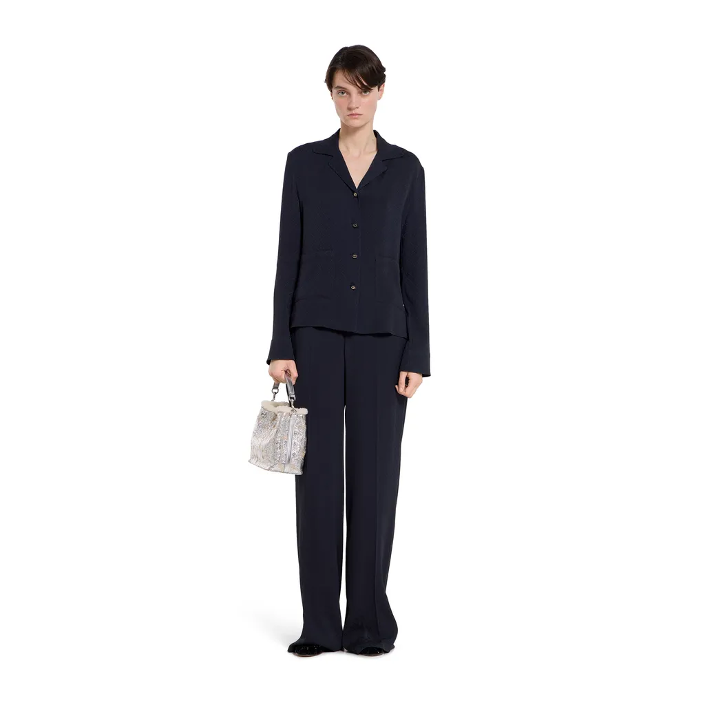 Silk Jacquard Shirt