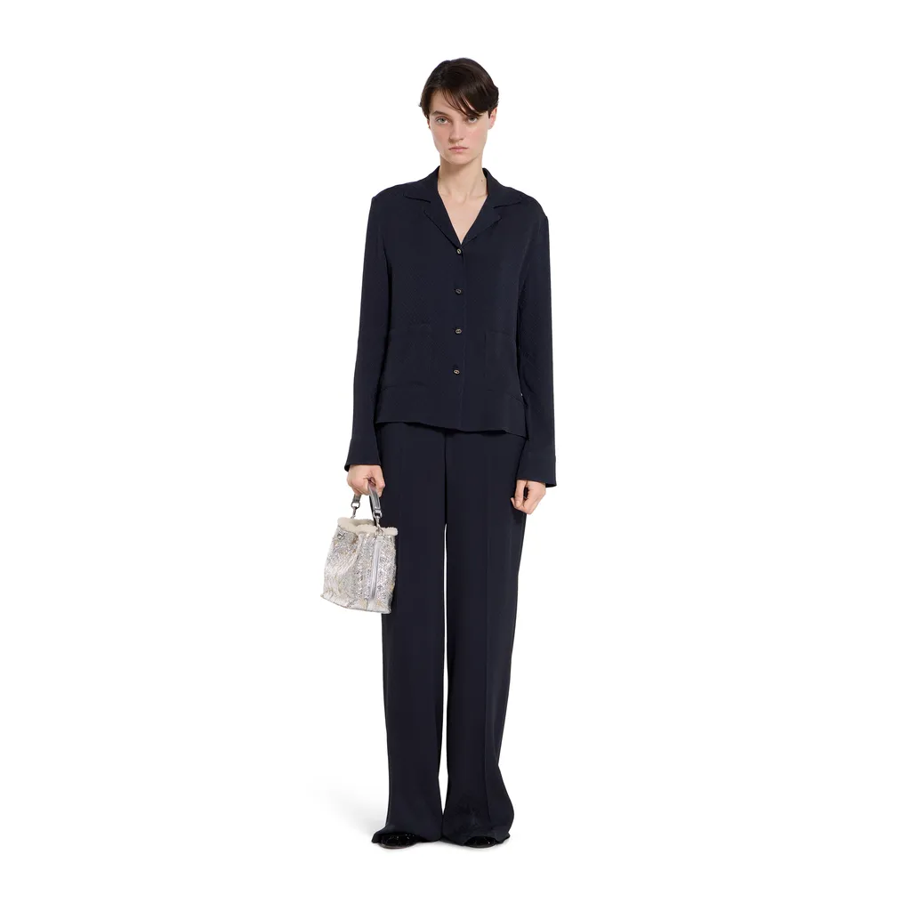Silk Jacquard Shirt