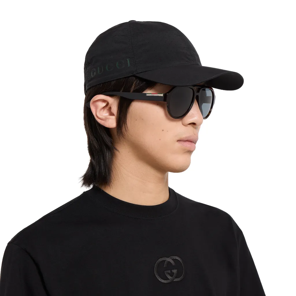 Cotton Baseball Hat With Print