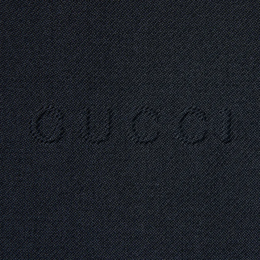 Wool Twill Zip Jacket With Logo Detail
