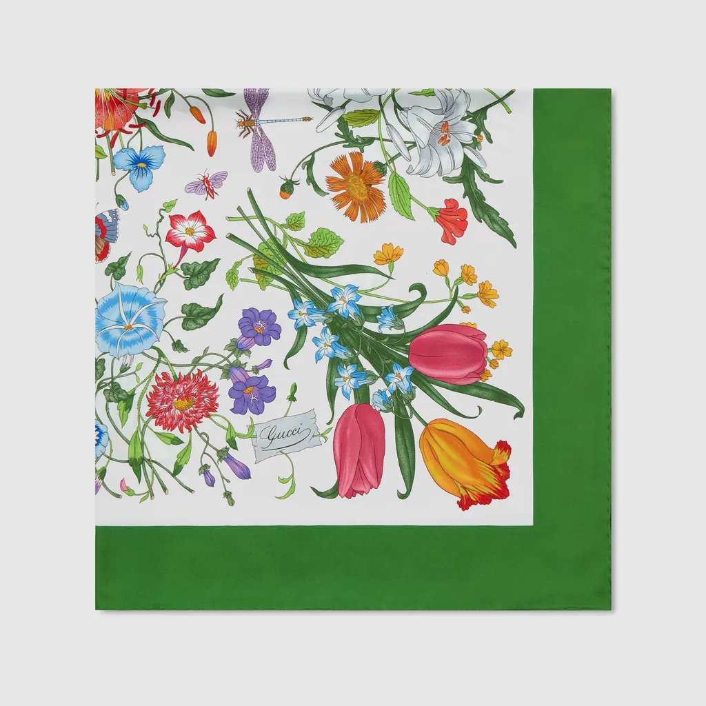 Printed Silk Carré