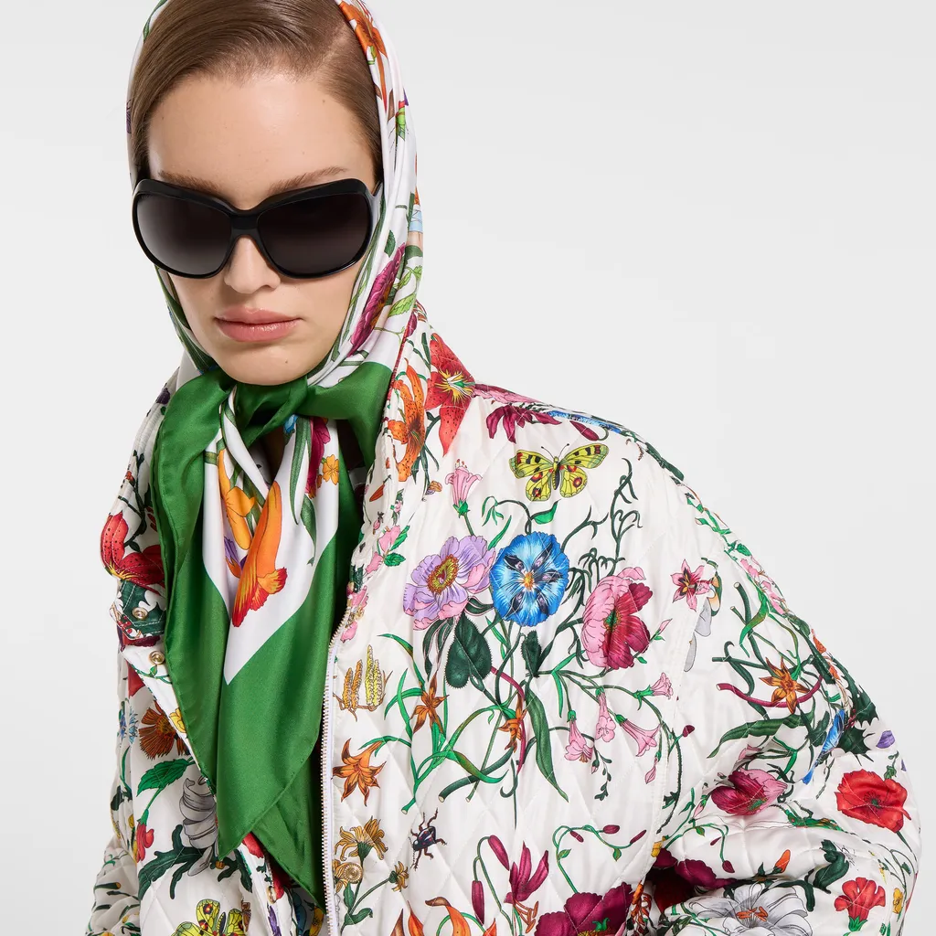 Printed Silk Carré